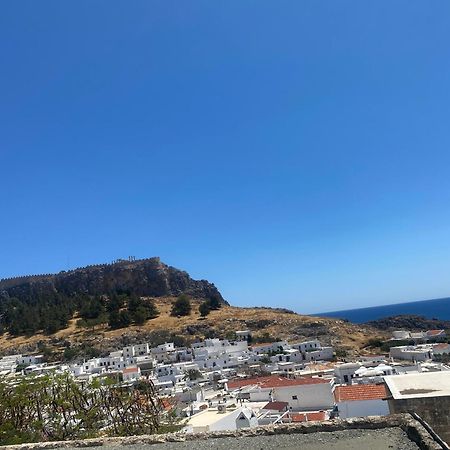 Villa Valasia Lindos With Acropolis View Exterior photo