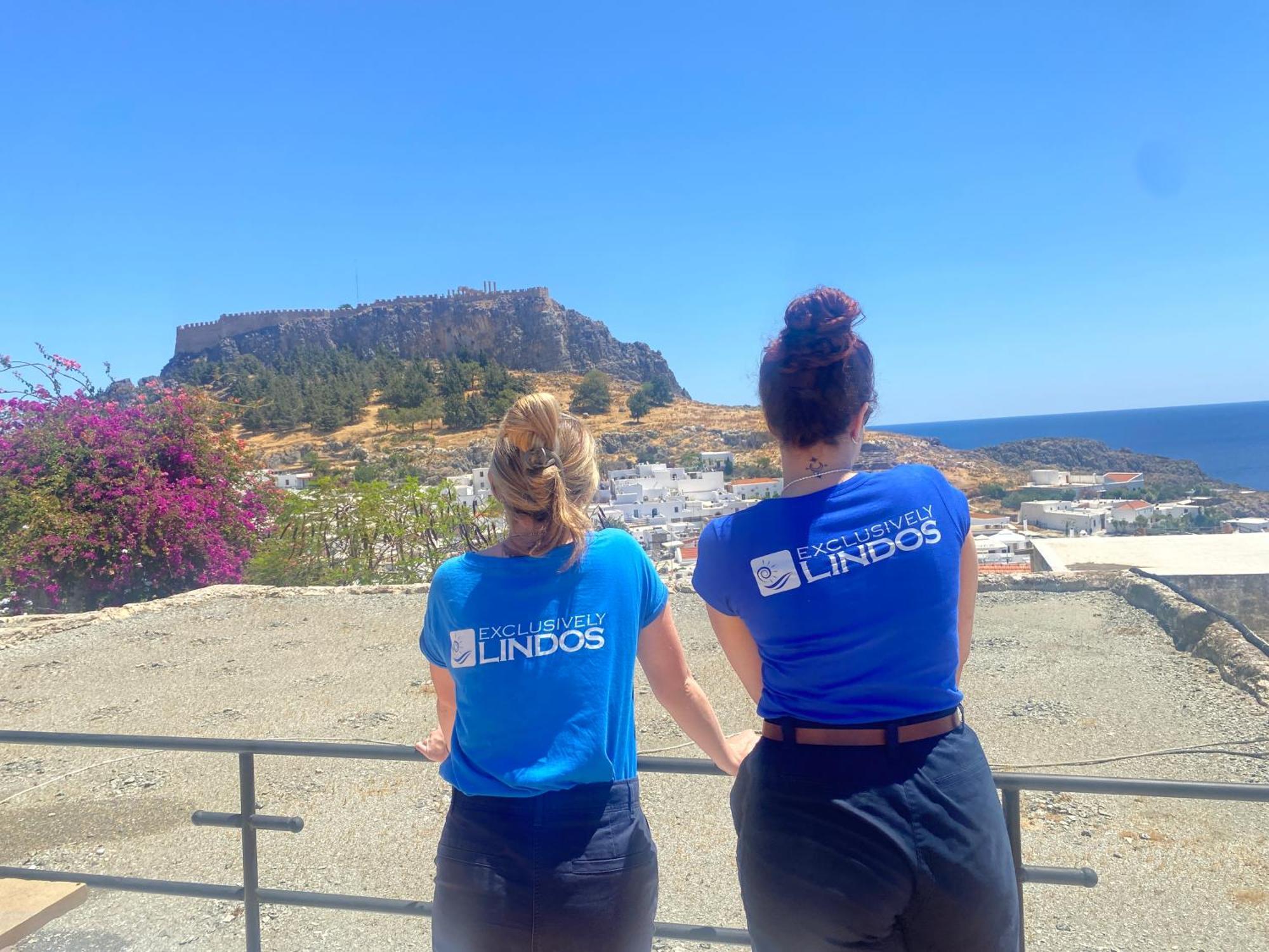 Villa Valasia Lindos With Acropolis View Exterior photo